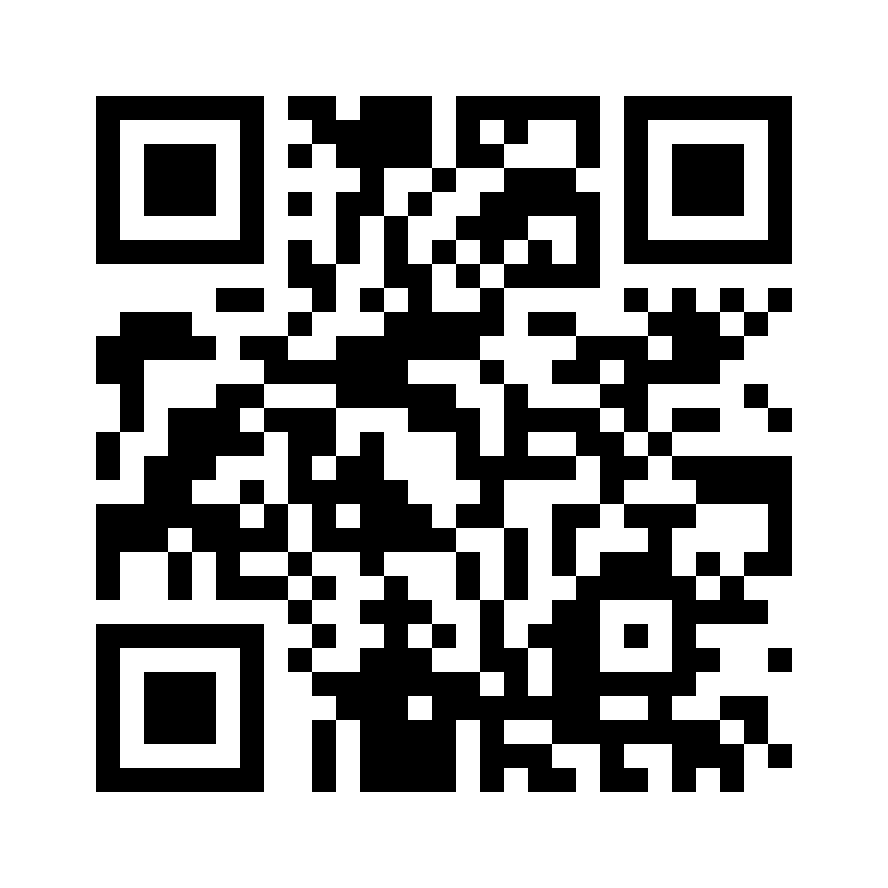 QR code for the official Yosinda website