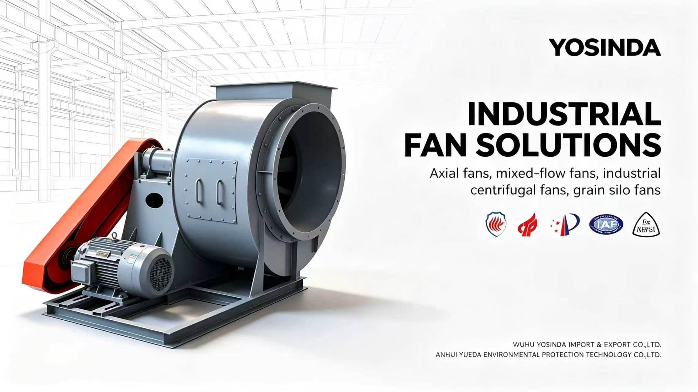 Yosinda industrial fan solutions